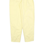 OUT OF AFRICA Womens Cotton Blend Light Yellow Relaxed Trousers W28 L30 Casual