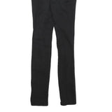 LEVI'S 721 Womens Slim Black Denim Light Woven Jeans W22 L28 Distressed