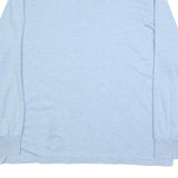 POLO RALPH LAUREN Mens Blue Long Sleeve Plain Polo Shirt XL Classic Style Casual