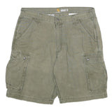 CARHARTT Mens Shorts Green Cargo Relaxed Fit XL W38 Durable Workwear