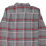 VANS Mens Grey & Red Check Shirt L Cotton Blend Long Sleeve Casual Button