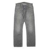 LEVI'S 514 Mens Jeans Grey Regular Straight Denim Medium W31 L31 Classic Fit Zip