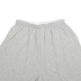 CHAMPION Mens Shorts Grey Casual XL W26 Logo Cotton Blend Athletic