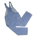 DICKIES Mens Blue Denim Relaxed Cotton Dungarees XL W40 L32 Workwear