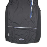 BBS Mens Black & Blue Cycling Sleeveless Round Neck Jersey L Nitro Sports