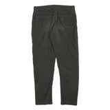 APC Womens Black Corduroy Slim Tapered Trousers W29 L27 Button Closure