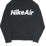 NIKE Mens Black & White Nike Air Zip Hoodie S Sportswear Sweatshirt