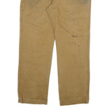 WOLVERINE Mens Regular Fit Beige Cotton Blend Jeans W38 L32 Zip Straight