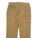 WOLVERINE Mens Regular Fit Beige Cotton Blend Jeans W38 L32 Zip Straight