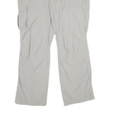 MAMMUT Mens Polyamide Regular Grey Trousers W38 L34 Zip Practical Outdoor Style