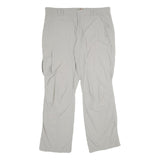 MAMMUT Mens Polyamide Regular Grey Trousers W38 L34 Zip Practical Outdoor Style