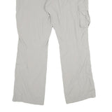 MAMMUT Mens Polyamide Regular Grey Trousers W38 L34 Zip Practical Outdoor Style