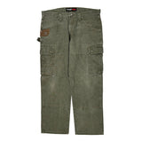 Wrangler Cargo Pants - 36W 31L Green Cotton