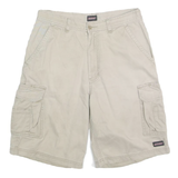 DICKIES Mens Beige Cargo Cotton Casual Shorts S W30 Workwear Pockets