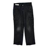 Dickies Cargo Trousers - 32W 30L Black Cotton