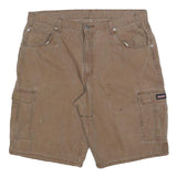 DICKIES Mens Shorts Brown Cargo Casual L W36 Workwear Cotton Blend