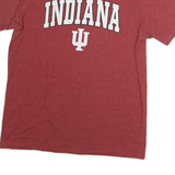 Mens Red Indiana Graphic T-Shirt XL Short Sleeve Crew Neck Cotton Casual