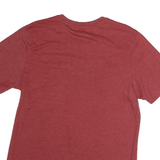 Mens Red Indiana Graphic T-Shirt XL Short Sleeve Crew Neck Cotton Casual