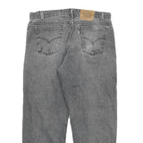 LEVI'S Mens Jeans Grey Relaxed Straight Denim Medium W38 L30 Classic Cotton