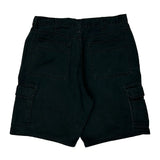 Wrangler Cargo Shorts - 32W 10L Black Cotton