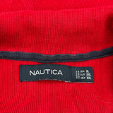 Nautica 1/4 Zip - XL Red Cotton