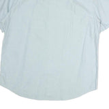 LEVI'S Mens Blue Plain Shirt L Casual Cotton Button Shirt Summer