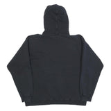 HANES Mens Black Chico High Soccer Pullover Hoodie L Comfortable Cotton Blend