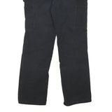 CARHARTT Womens Cotton Blend Black Regular Fit Straight Leg Trousers W28 L29
