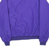 SIERRA SPORT Mens Purple Outdoor Jacket M Nylon Plain Zip Collar