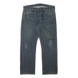 LEVI'S 501 Mens Jeans Blue Regular Straight Denim Medium W36 L28 Classic Button