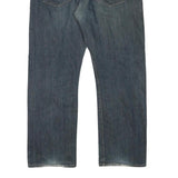 LEVI'S 501 Mens Jeans Blue Regular Straight Denim Medium W36 L28 Classic Button