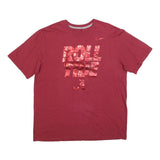 NIKE Mens Red Roll Tide Graphic T-Shirt XL Short Sleeve Crew Neck
