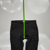 Mountain Hard Wear Cargo Trousers - 35W 31L Black Cotton Blend