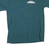 ONEITA Womens Blue Womacks Casino Graphic T-Shirt M Short Sleeve Crew Neck