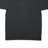Mens Single Stitch Black Modern T-Shirt L Short Sleeve Crew Neck World Tour