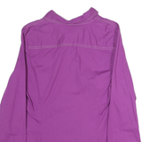 TOMMY HILFIGER Womens Purple Shirt M Cotton Button Pocket Casual