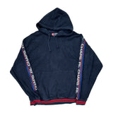 Chaps Ralph Lauren Spellout Fleece - Large Navy Cotton Blend