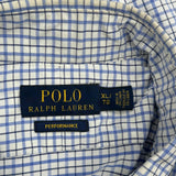 Polo By Ralph Lauren Checked Shirt - XL Blue Cotton