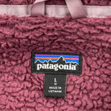 Age 12 Patagonia Vest - Large Burgundy Polyester