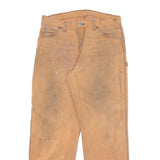 DICKIES Mens Regular Fit Cotton Blend Beige Workwear Trousers W32 L28