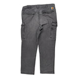 Carhartt Cargo Trousers - 36W 32L Grey Cotton