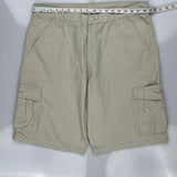 Wrangler Cargo Shorts - 37W 9L Khaki Cotton