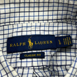 Ralph Lauren Checked Shirt - Large Blue Cotton