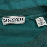 Nuovo Single Stitch T-Shirt - XL Green Cotton Blend