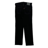 Levis Jeans - 33W 30L Black Cotton
