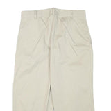 POLO SPORT RALPH LAUREN Womens Cotton Blend Beige Relaxed Straight Trousers W30
