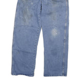 DICKIES Mens Jeans Blue Regular Straight Denim Medium W34 L28 Workwear Casual