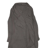 MASSIMO DUTTI Womens Grey Plain Cotton Blend Pullover Jumper M Relaxed