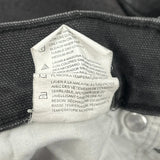 Dickies Denim Shorts - 34W 11L Black Cotton