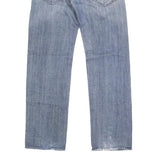 ENERGIE Womens Jeans Blue Regular Straight Denim Light W32 L33 Button Closure